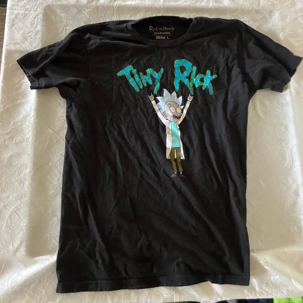 Ripple Junction Rick and Morty Black Tee